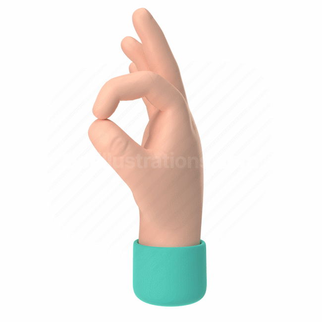 emoticon, emoji, sticker, gesture, ok, hand, light